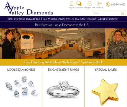 New website for loose diamonds and diamond engagement rings launched